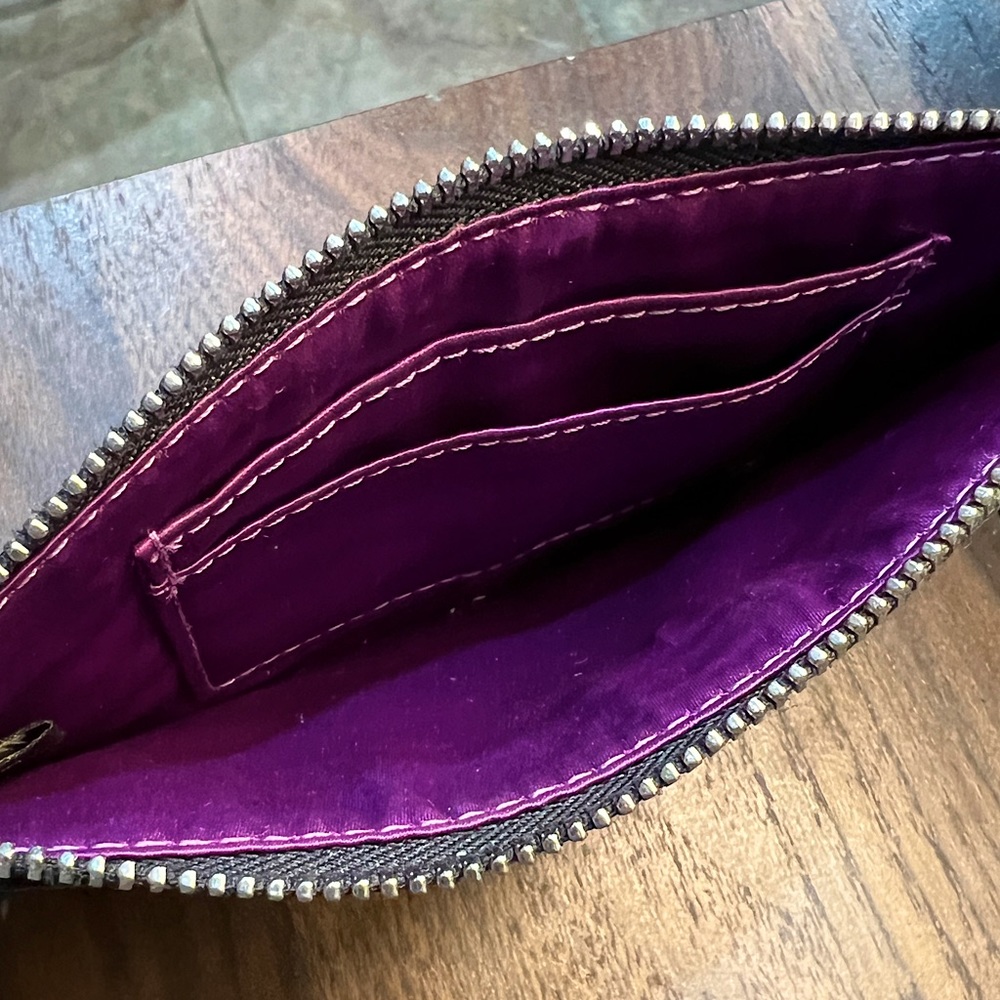 Coach Wristlet with Silver Hardware - Picture 5 of 5